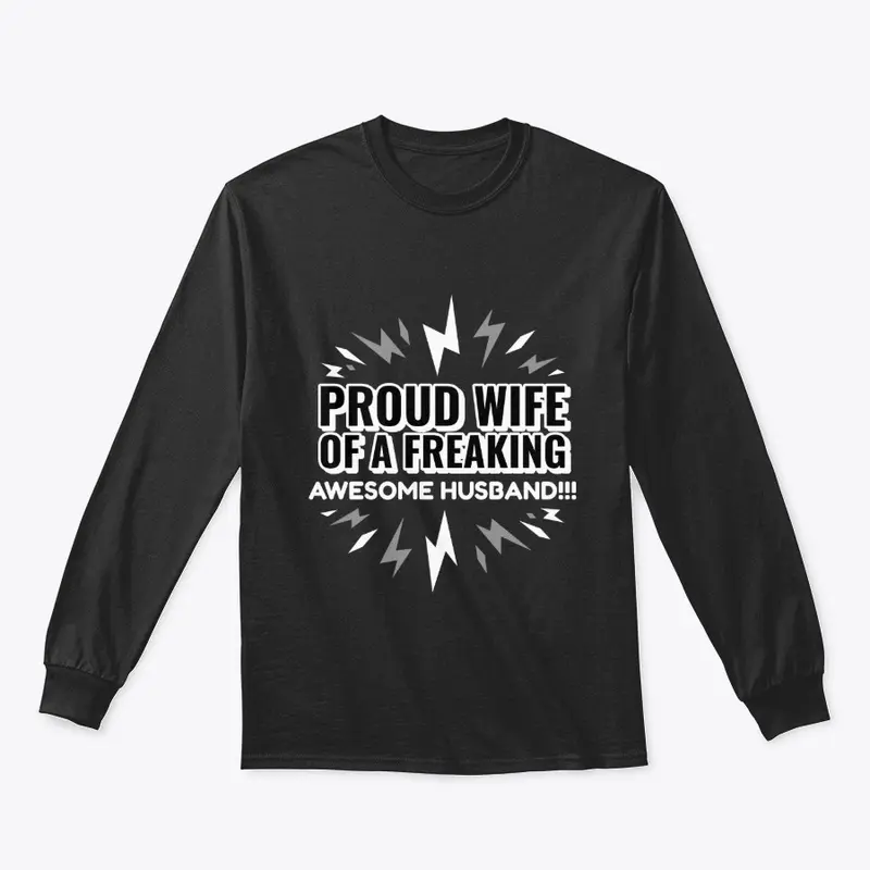 Proud Wife Of An Awesome Husband Tee